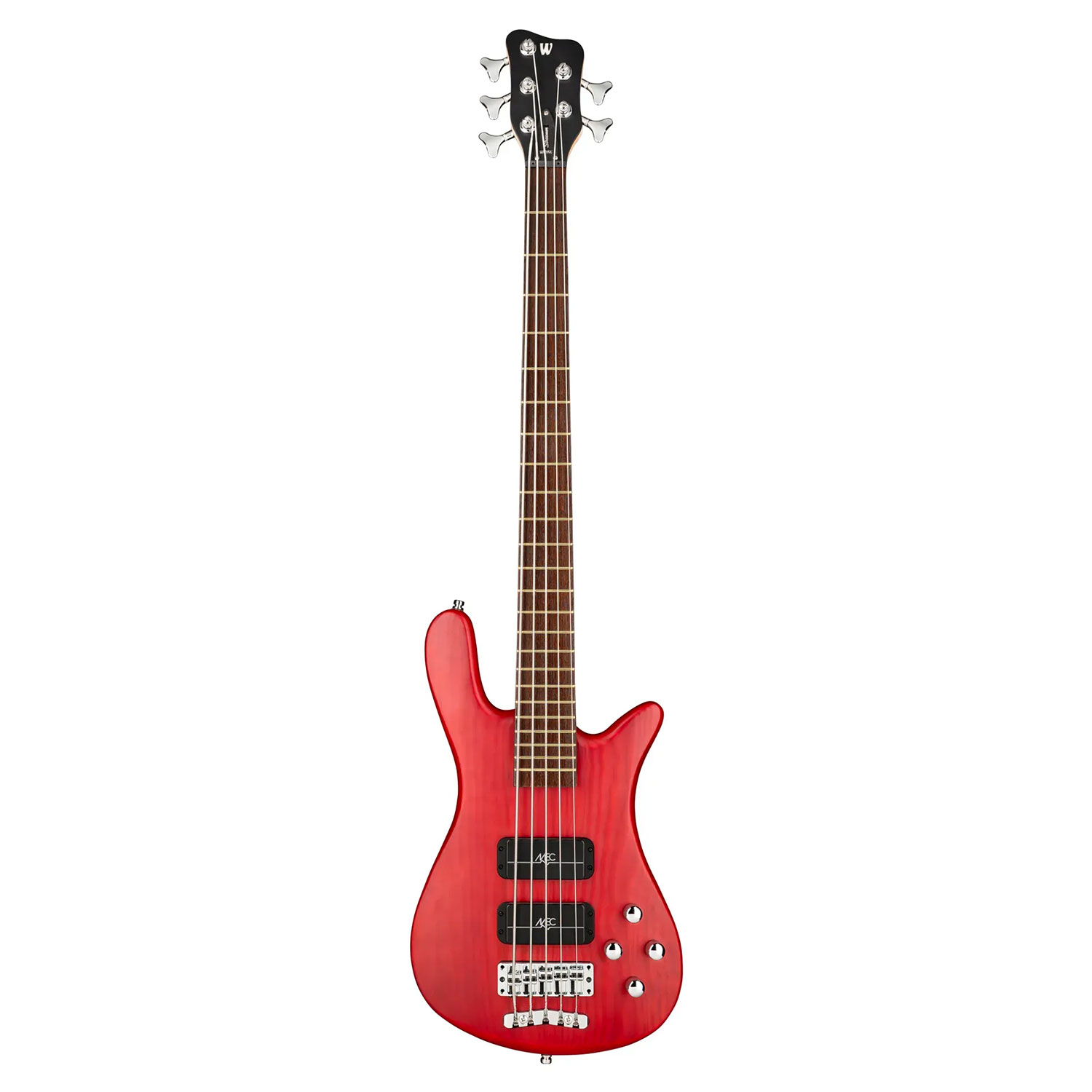 Warwick RockBass Streamer Standard 5 Burgundy Red Transparent Satin